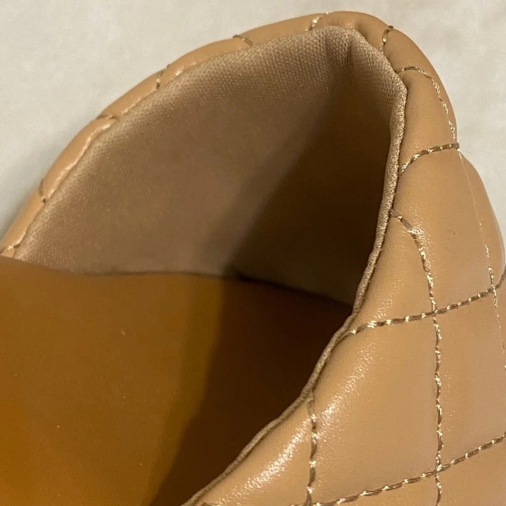 Faryl by Farylrobin Slides‎ Quilted Tan Sandal Zappos